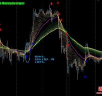 Dynamic Wave of the Moving Averages外汇交易系统